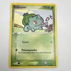 Pokemon Bulbasaur 45/100 EX Crystal Guardians Common Regular English Card - Image 1