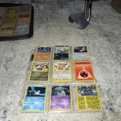 Pokemon TCG 9 Card Lot - Lucario, Latias, Eevee, Garchomp, Holo & Regular - Image 1