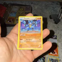Pokemon TCG 9 Card Lot - Lucario, Latias, Eevee, Garchomp, Holo & Regular - Image 2
