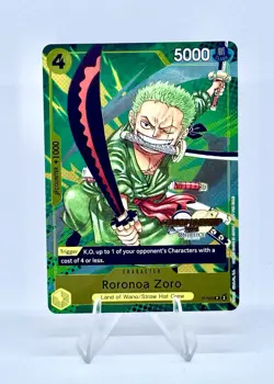 Roronoa Zoro (CS 2024 Event Pack) P-042 One Piece Promotion Cards Foil Near Mint - Image 1