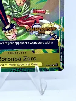 Roronoa Zoro (CS 2024 Event Pack) P-042 One Piece Promotion Cards Foil Near Mint - Image 4