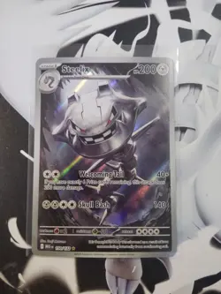 Steelix 150/132 Mega Evolution Illustration Rare Pokemon TCG Card NM - Image 1
