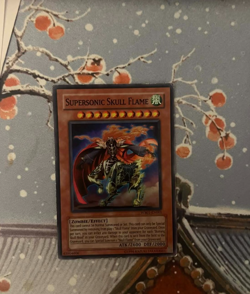 Yu-Gi-Oh Supersonic Skull Flame Ultra Rare Promo Card WB01-EN001 - Image 1