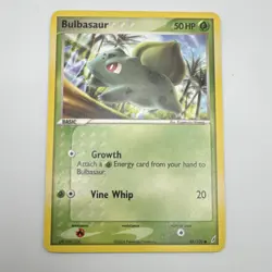 Pokemon Bulbasaur 46/100 EX Crystal Guardians Basic 50 HP Common Regular English - Image 1