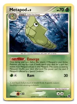 Metapod #47/106 Great Encounters Pokemon tcg - Image 1