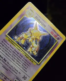 Pokemon TCG - ALAKAZAM - 1/102 - HOLO - RARE - UNLIMITED - BASE SET 1999 - HP/MP - Image 3