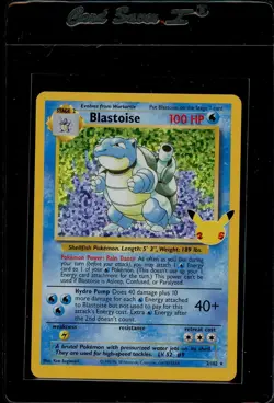 2021 Pokemon Celebrations Blastoise Holo 2/102 Classic Collection Base Set 25th - Image 1