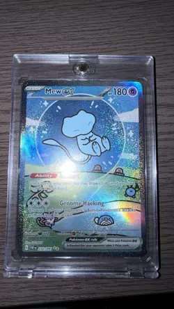 Pokemon Mew Ex SV: Paldean Fates Special Illustration Rare Full Art Holo 232/091 - Image 2