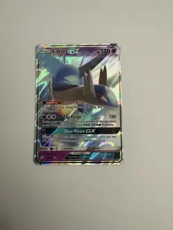 Pokemon TCG S&M Unified Minds Latios GX Holo Card 78/236 Full Art Ultra Rare NM - Image 1