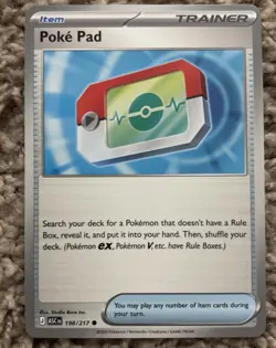 Pokemon TCG Ascended Heroes Poke Pad Trainer Cards - 198/217 - Image 1