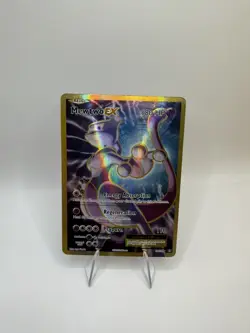 Pokemon Mewtwo EX TCG Full Art Holo Ultra Rare Card 103/108 Evolutions - Image 1