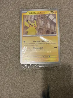 Brand New Sealed - Pokemon TCG Pikachu At The Museum Promo Card - Image 2