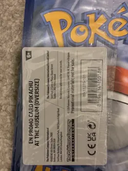 Brand New Sealed - Pokemon TCG Pikachu At The Museum Promo Card - Image 3