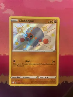 Pokemon Card Clobbopus SV072/SV122 Shiny Hidden Fates NM - Image 1