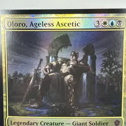 Oversized - Oloro, Ageless Ascetic FOIL English Mtg Card Magic Commander LP - Image 4