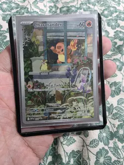 Pokemon TCG Obsidian Flames ETB Charmander Holo Black Star Promo Card 044 NM-MT - Image 1