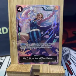 OP14-091 Mr.2.Bon.Kurei(Bentham) SR Alt Art One Piece TCG English Card - Image 2