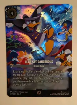Lorcana Winterspell - Let’s Get Dangerous 240/204 Enchanted - Darkwing Duck 2026 - Image 1