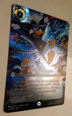Lorcana Winterspell - Let’s Get Dangerous 240/204 Enchanted - Darkwing Duck 2026 - Image 4