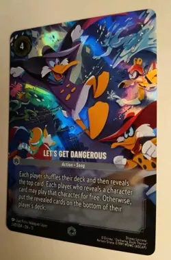 Lorcana Winterspell - Let’s Get Dangerous 240/204 Enchanted - Darkwing Duck 2026 - Image 5