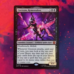 Gwenom, Remorseless SPM MTG 0056 Marvel's Spider-Man Spiderman Symbiote Spider - Image 1