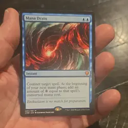 Mana Drain Commander Legends Regular Blue Mythic Instant Wizards 080 English - Image 1
