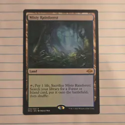 Misty Rainforest Modern Horizons 2 Regular Land Wizards English - Image 1