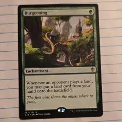 Burgeoning Commander 2016 Regular Green Rare Enchantment Wizards English - Image 1
