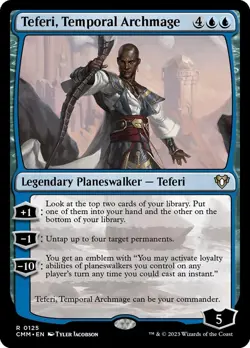 MTG - Teferi, Temporal Archmage - Commander Masters - X1 - (NM) - #W4236 - Image 1