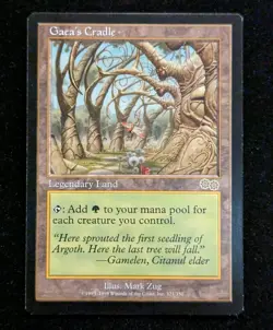 Gaea's Cradle Urza's Saga x1 LP MTG - English - Image 1
