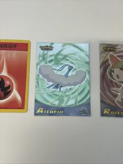 Pokemon Altaria Holo & Ralts Holo Promo Cards + Fire Energy Lot - Image 2