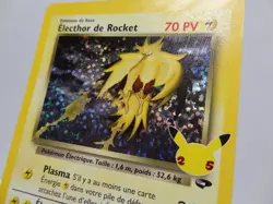 Carte Pokemon " Electhor de Rocket " 15/132 Celebrations 25 Ans EB7.5 NEUF FR - Image 5
