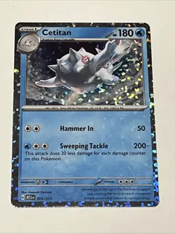 Cetitan 005/015 M23 McDonald’s Match Battle Holo Rare Promo Pokemon TCG 2023 NM - Image 1