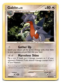Gabite #48/123 Mysterious Treasures Pokemon tcg - Image 1