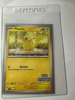 Pikachu Illustration Contest 214 SV-P Black Star Promo - Pokemon TCG - Image 1