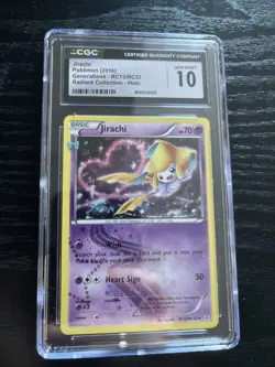 JIRACHI HOLO - POKEMON RC13/RC32 XY GENERATIONS EN CGC 10 - Image 1