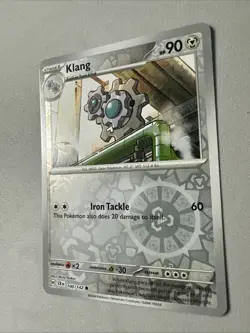 Pokemon TCG * SV Stellar Crown * 100/142 Klang * REVERSE HOLO COMMON * FRESH PK - Image 2