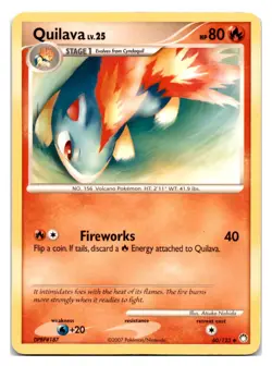 Quilava #60/123 Mysterious Treasures Pokemon tcg - Image 1