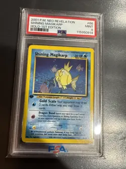 Pokemon shining magikarp 1st edition PSA graded 9 Neo - Image 1