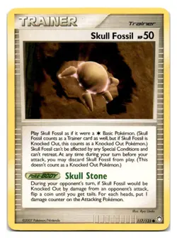 Skull Fossil #117/123 Mysterious Treasures Pokemon tcg - Image 1