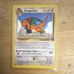 Pokemon Dragonite Promo Black Star #5 WB Presents 90 HP English 1999 - Image 1