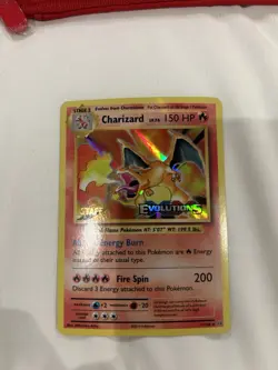 2016 POKEMON XY EVOLUTIONS CHARIZARD 11/108 PRERELEASE STAFF STAMPED PROMO NM - Image 1