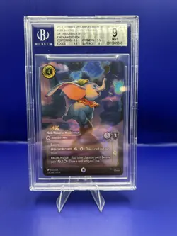 LORCANA EN FABLED #228 DUMBO NINTH WONDER OF THE UNIVERSE ENCHANTED BGS 9 - Image 1