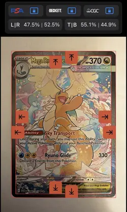 Mega Dragonite EX Pokemon TCG Card 290/217 Holo Mega Evolution HP 370 - Image 3