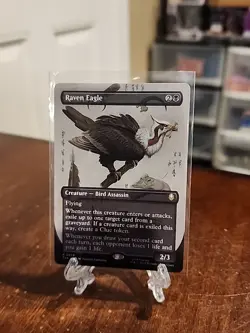 Borderless RAVEN EAGLE mtg NM-M The Last Airbender 1 Rare - Image 1