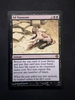 Ad Nauseam [Shards of Alara] NM - MTG Magic the Gathering - Image 1