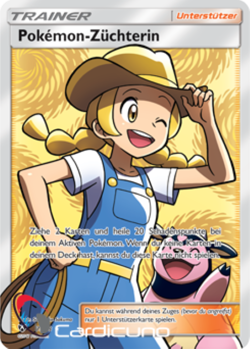 Pokemon-Zuchterin 73/73 FULL ART Schimmernde Legenden Sammelkarte Deutsch - Image 1