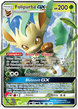 Folipurba GX 13/156 Ultra Prisma Pokemon Sammelkarte Deutsch - Image 1