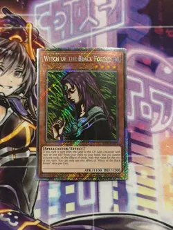 Yugioh Witch of the Black Forest Platinum Secret Rare RA03 - Image 1