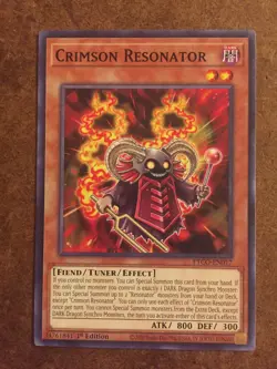 Crimson Resonator ETCO-EN017 Yugioh Trading Card - Image 1
